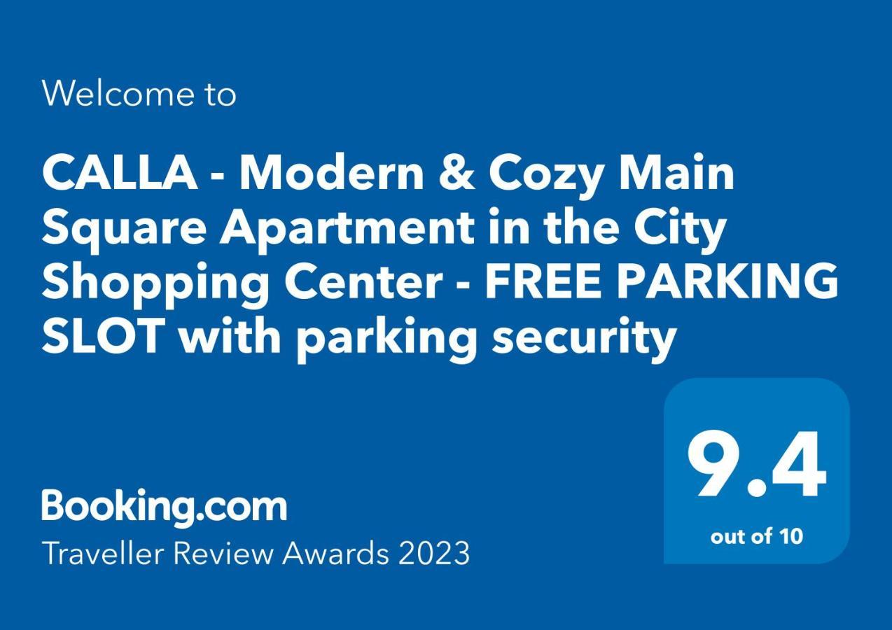 Calla 1 - Modern & Cozy Main Square Apartment In The City Shopping Center - Parking Slot With Parking Security Skopie Exterior foto
